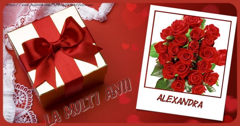 felicitari cu numele alexandra La multi ani, Alexandra!