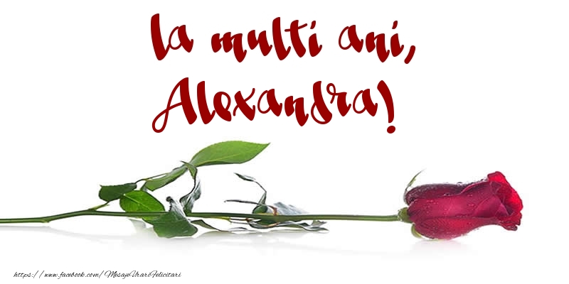 Felicitari de la multi ani - Flori & Trandafiri | La multi ani, Alexandra!