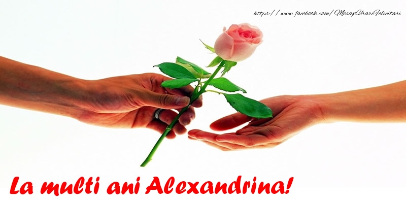 Felicitari de la multi ani - Flori & Trandafiri | La multi ani Alexandrina!