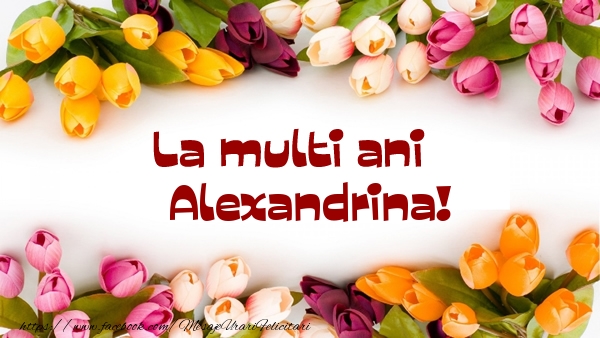 Felicitari de la multi ani - Flori | La multi ani Alexandrina!