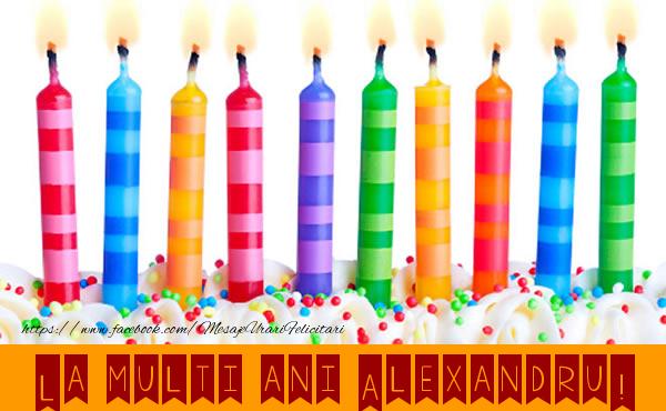 Felicitari de la multi ani - Lumanari | La multi ani Alexandru!