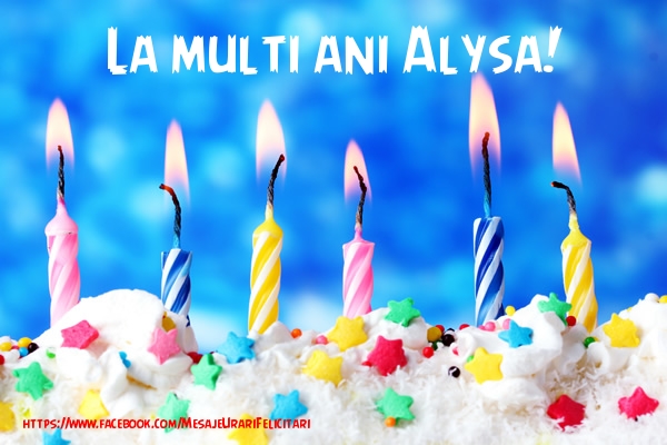  Felicitari de la multi ani - Tort | La multi ani Alysa!