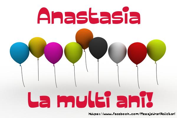 Felicitari de la multi ani - Baloane | Anastasia La multi ani!