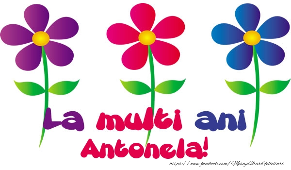 Felicitari de la multi ani - Flori | La multi ani Antonela!