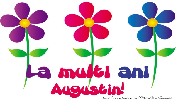 Felicitari de la multi ani - La multi ani Augustin!