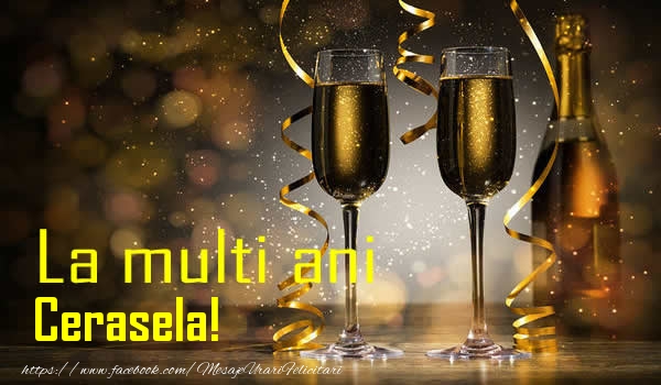 Felicitari de la multi ani - Sampanie | La multi ani Cerasela!