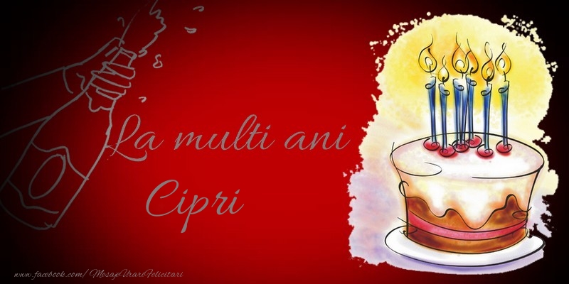 Felicitari de la multi ani - La multi ani, Cipri