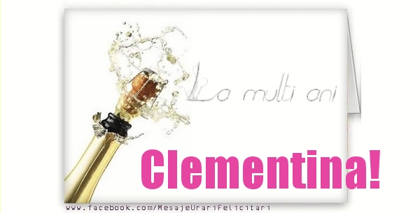 Felicitari de la multi ani - Flori | La multi ani Clementina!