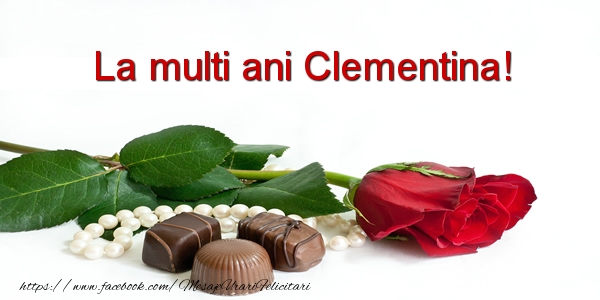 Felicitari de la multi ani - Flori | La multi ani Clementina!