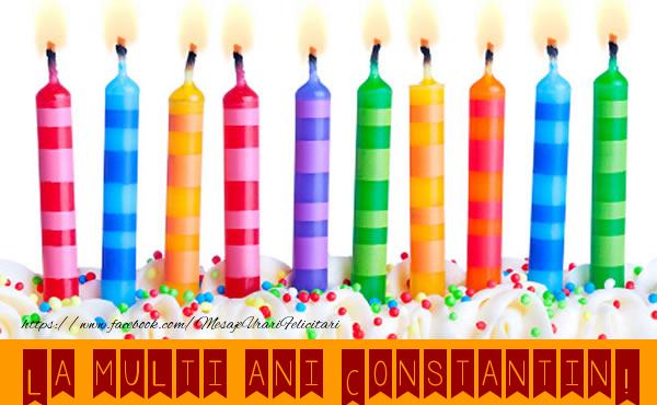 Felicitari de la multi ani - Lumanari | La multi ani Constantin!