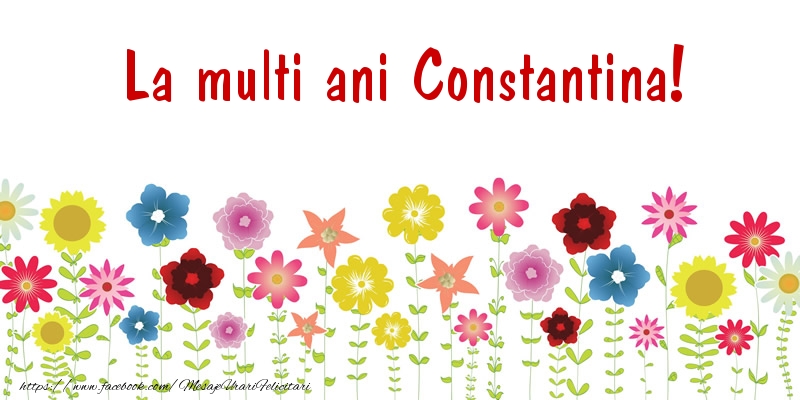 Felicitari de la multi ani - Confetti | La multi ani Constantina!