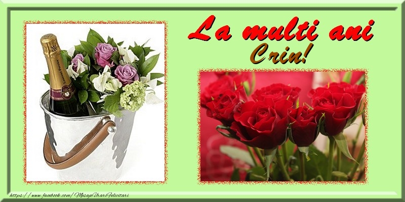 Felicitari de la multi ani - Flori & Trandafiri & 1 Poza & Ramă Foto | La multi ani Crin