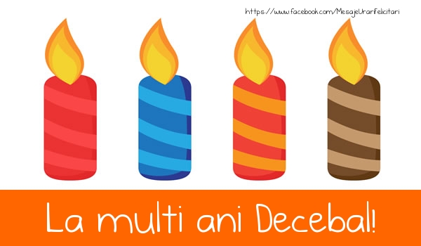 Felicitari de la multi ani - Lumanari | La multi ani Decebal!