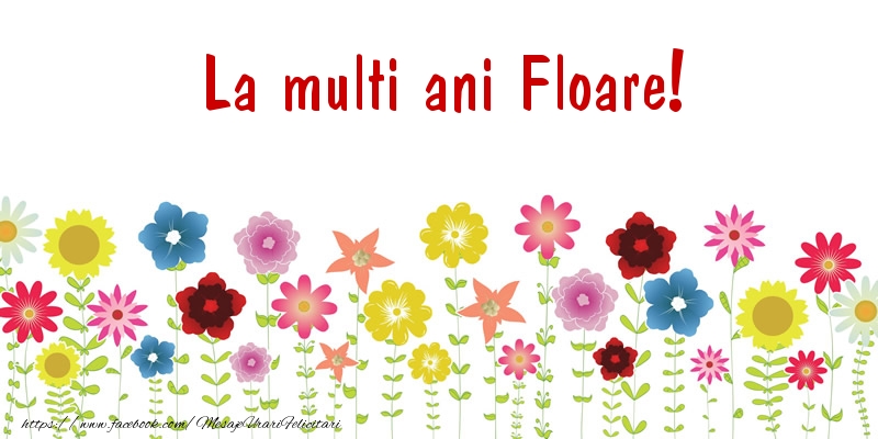 Felicitari de la multi ani - Confetti | La multi ani Floare!