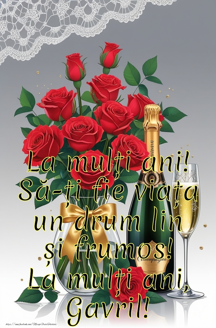 Felicitari de la multi ani - La mulți ani! Să-ți fie viața un drum lin și frumos!