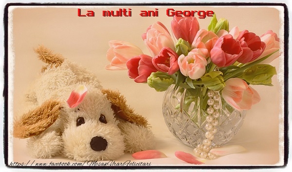 Felicitari de la multi ani - La multi ani George