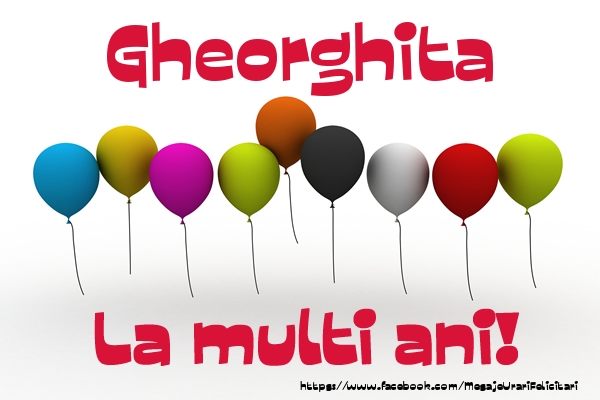 Felicitari de la multi ani - Baloane | Gheorghita La multi ani!