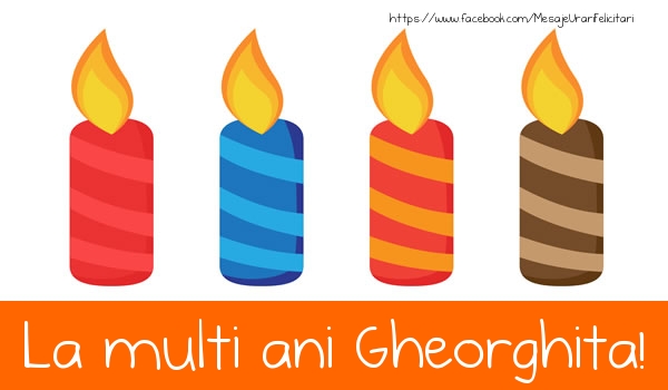 Felicitari de la multi ani - Lumanari | La multi ani Gheorghita!