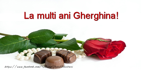 Felicitari de la multi ani - Flori | La multi ani Gherghina!