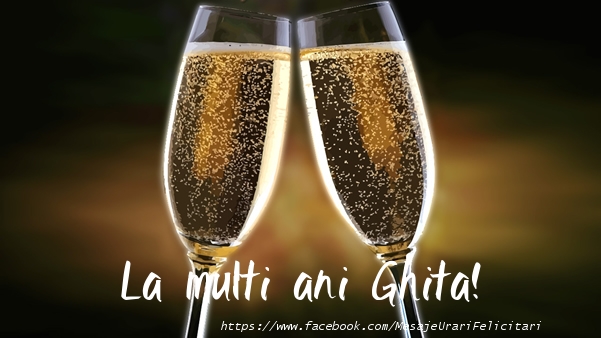 Felicitari de la multi ani - La multi ani Ghita!