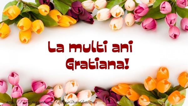 Felicitari de la multi ani - Flori | La multi ani Gratiana!