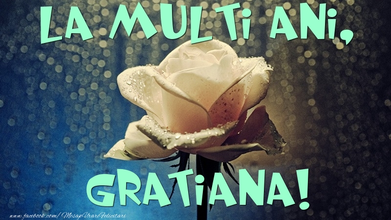 Felicitari de la multi ani - Flori & Trandafiri | La multi ani, Gratiana
