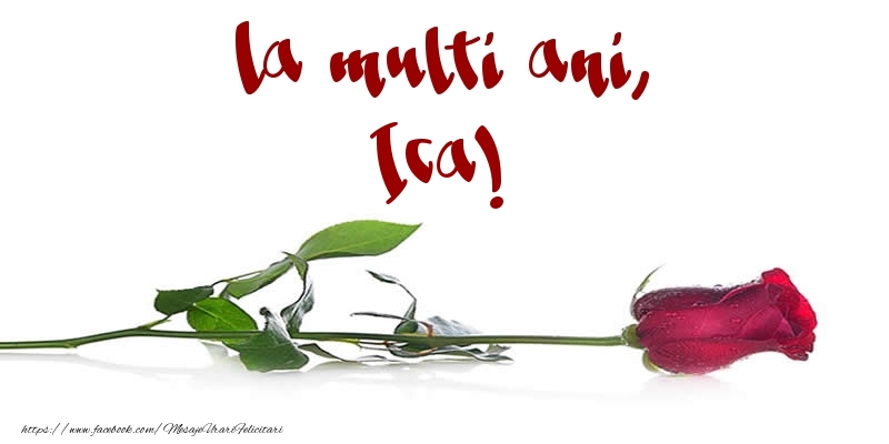 Felicitari de la multi ani - Flori & Trandafiri | La multi ani, Ica!