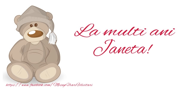 Felicitari de la multi ani - Ursuleti | La multi ani Janeta!