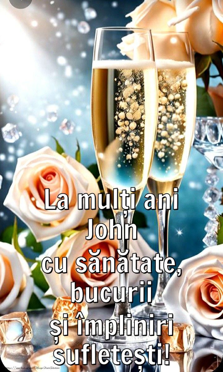 Felicitari de la multi ani -  Felicitare cu sampanie cu nume