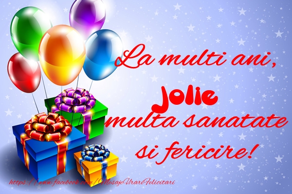 Felicitari de la multi ani - Baloane & Cadou | La multi ani, Jolie multa sanatate si fericire!