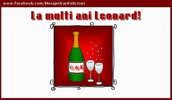 Felicitari de la multi ani - La multi ani Leonard!