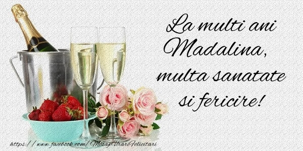 Felicitari de la multi ani - La multi ani Madalina Multa sanatate si feicire!