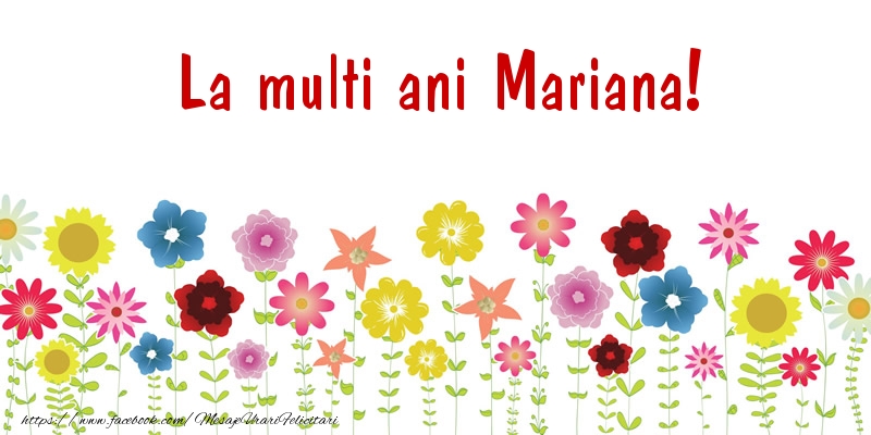 Felicitari de la multi ani - Confetti | La multi ani Mariana!