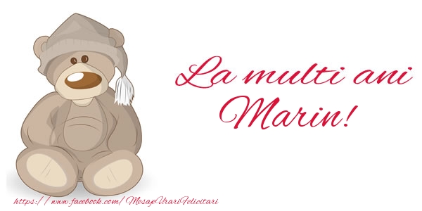 Felicitari de la multi ani - Ursuleti | La multi ani Marin!