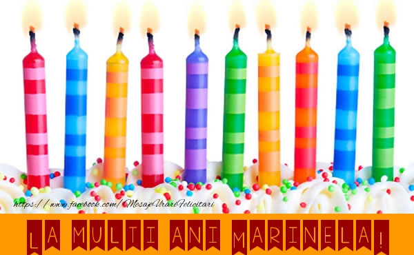 Felicitari de la multi ani - Lumanari | La multi ani Marinela!