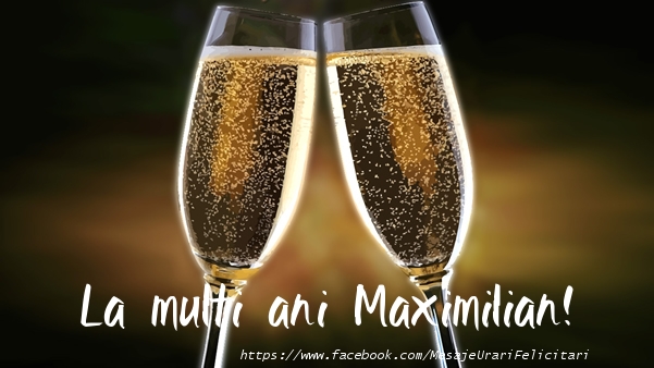 Felicitari de la multi ani - La multi ani Maximilian!