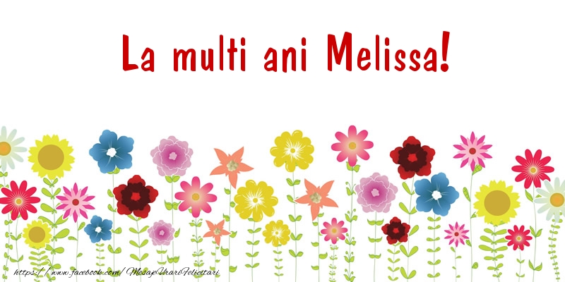 Felicitari de la multi ani - Confetti | La multi ani Melissa!