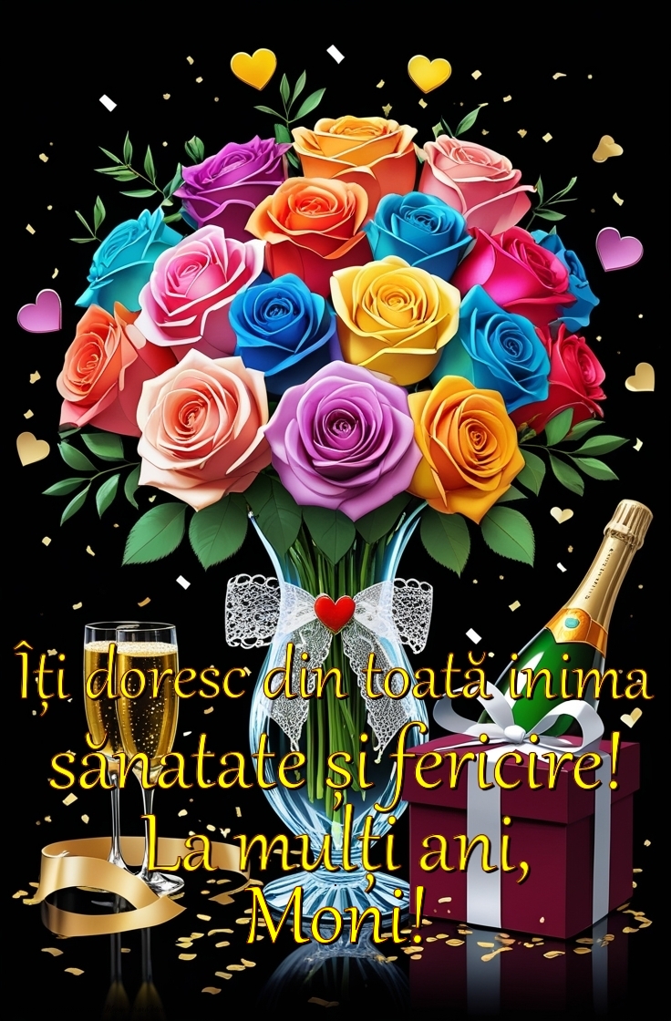 la multi ani moni Felicitare de zi de naștere