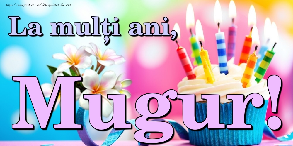 Felicitari de la multi ani - Flori & Tort | La mulți ani, Mugur!