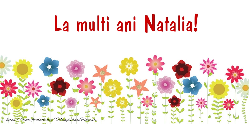 Felicitari de la multi ani - Confetti | La multi ani Natalia!