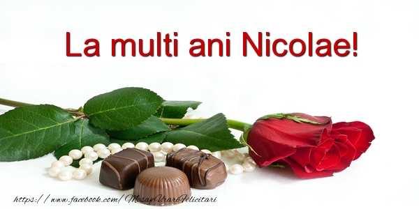 Felicitari de la multi ani - Flori | La multi ani Nicolae!