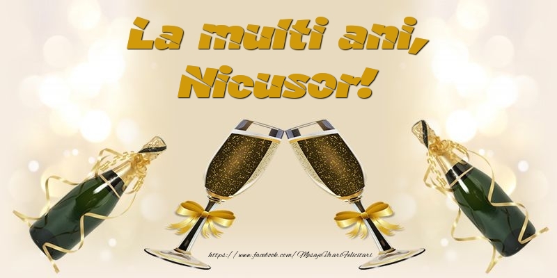 Felicitari de la multi ani - La multi ani, Nicusor!