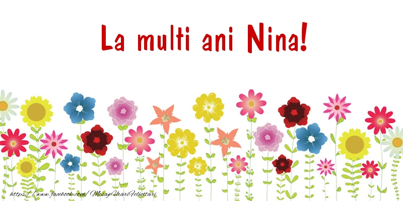 Felicitari de la multi ani - Confetti | La multi ani Nina!