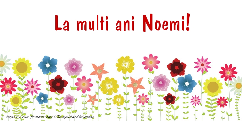 Felicitari de la multi ani - Confetti | La multi ani Noemi!