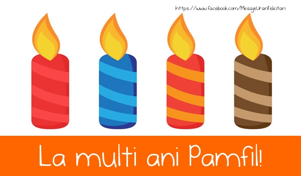 Felicitari de la multi ani - Lumanari | La multi ani Pamfil!