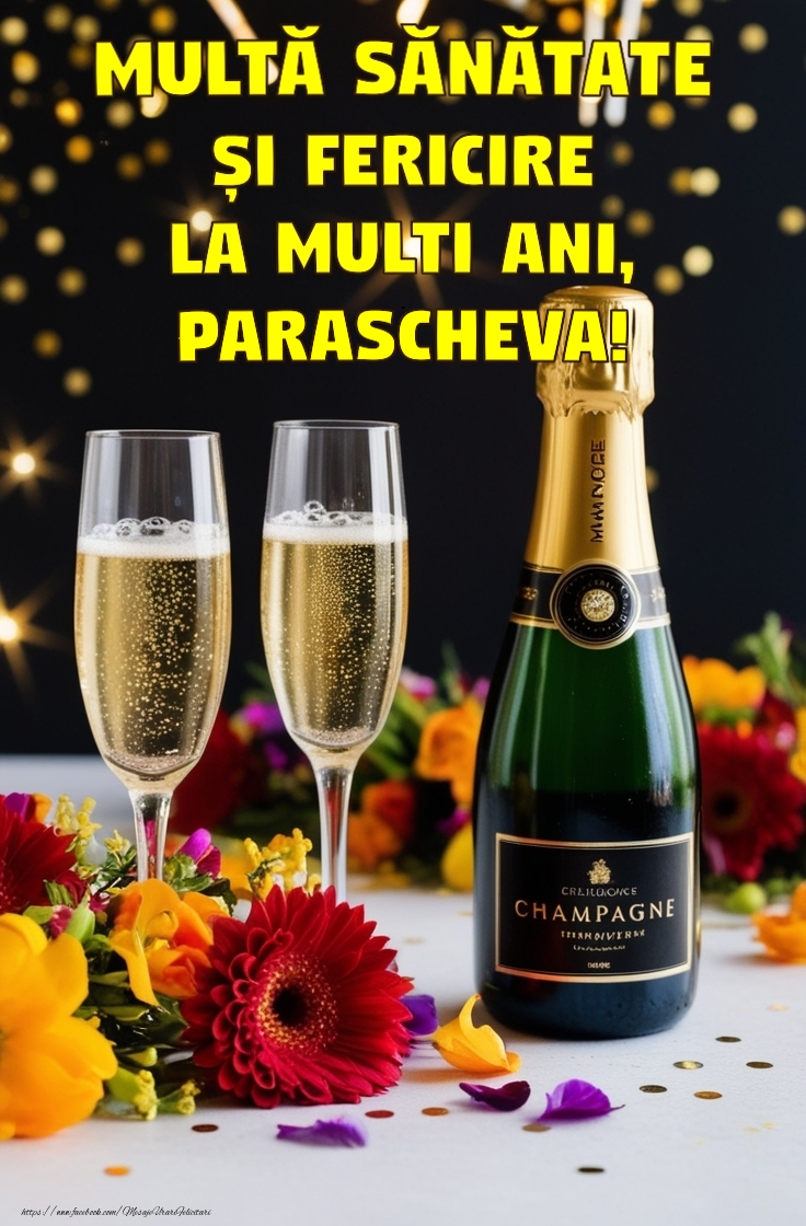 Felicitari de la multi ani - Sampanie | Felicitare personalizata cu nume sarbatorit