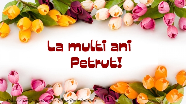 Felicitari de la multi ani - Flori | La multi ani Petrut!