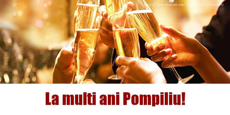Felicitari de la multi ani - Sampanie | La multi ani Pompiliu!