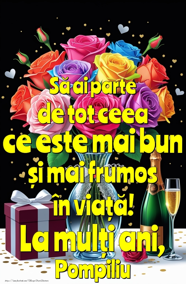 Felicitari de la multi ani - Felicitare personalizata cu nume de ziua ta
