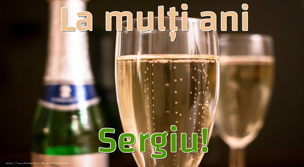 Felicitari de la multi ani - La mulți ani Sergiu!